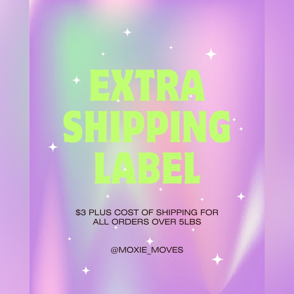 EXTRA SHIPPING LABEL